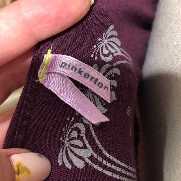 ANTHROPOLOGIE Pinkerton Plum Floral Paisley Chemise M - Picture 7 of 9